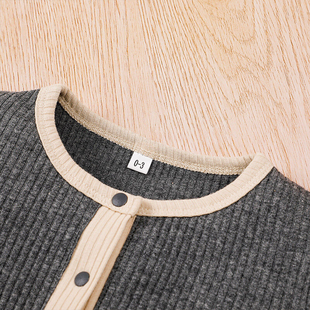 Button Long Sleeve Jumpsuit - jackandbo.com