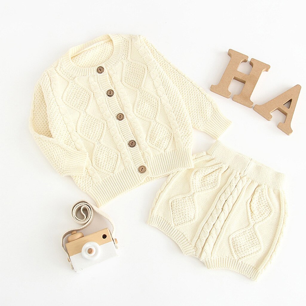 Knitted Short & Coat Set - jackandbo.com