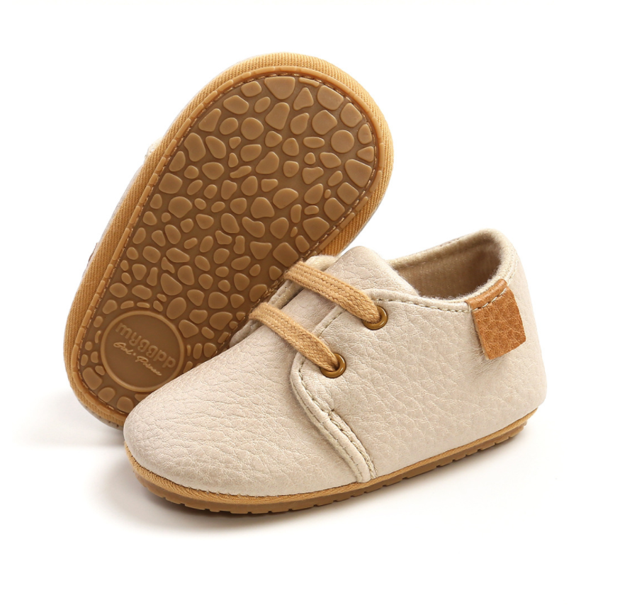 Cotton Sole Baby Crib Shoes - jackandbo.com